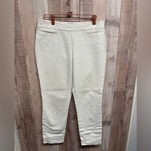 Kate Spade white cropped pants size 6
